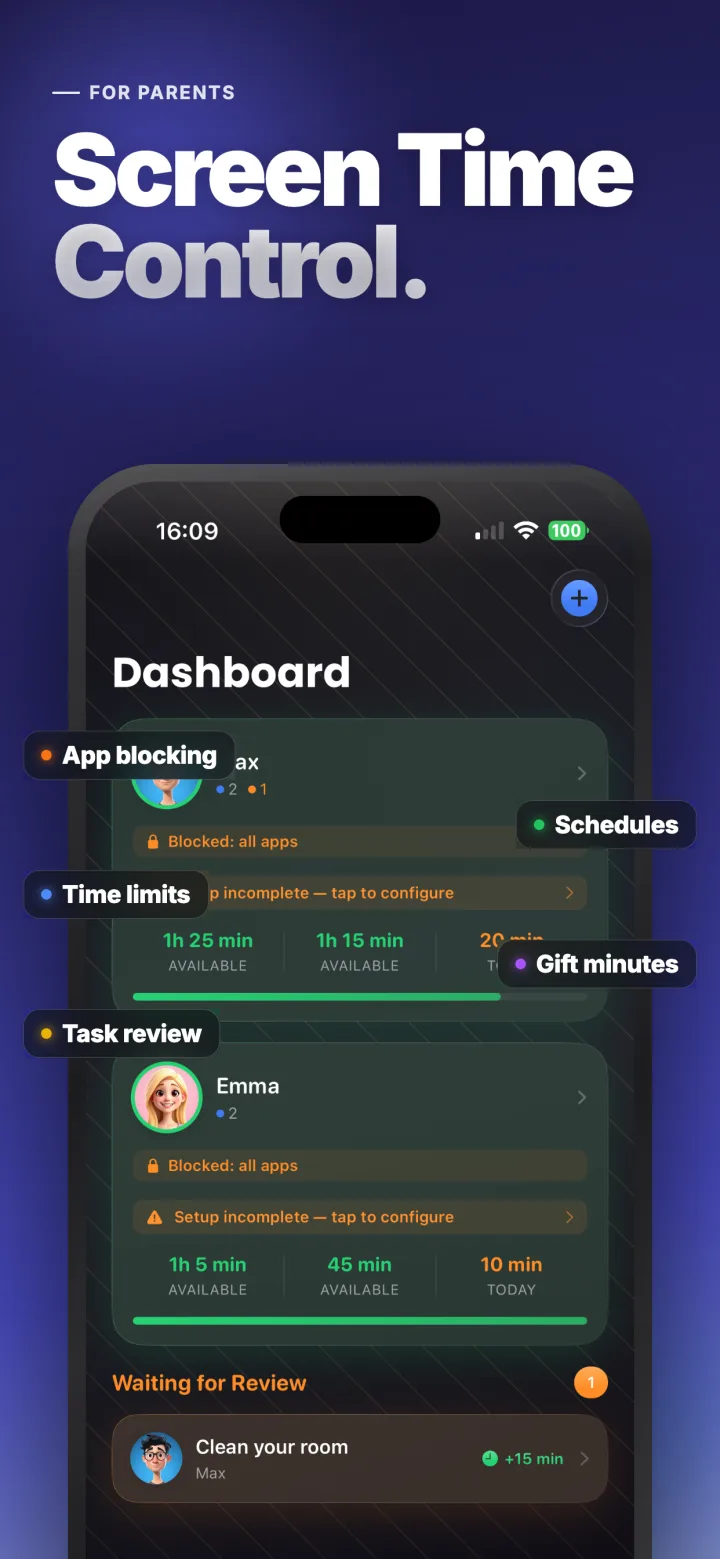 Apps lock automatically — no arguments