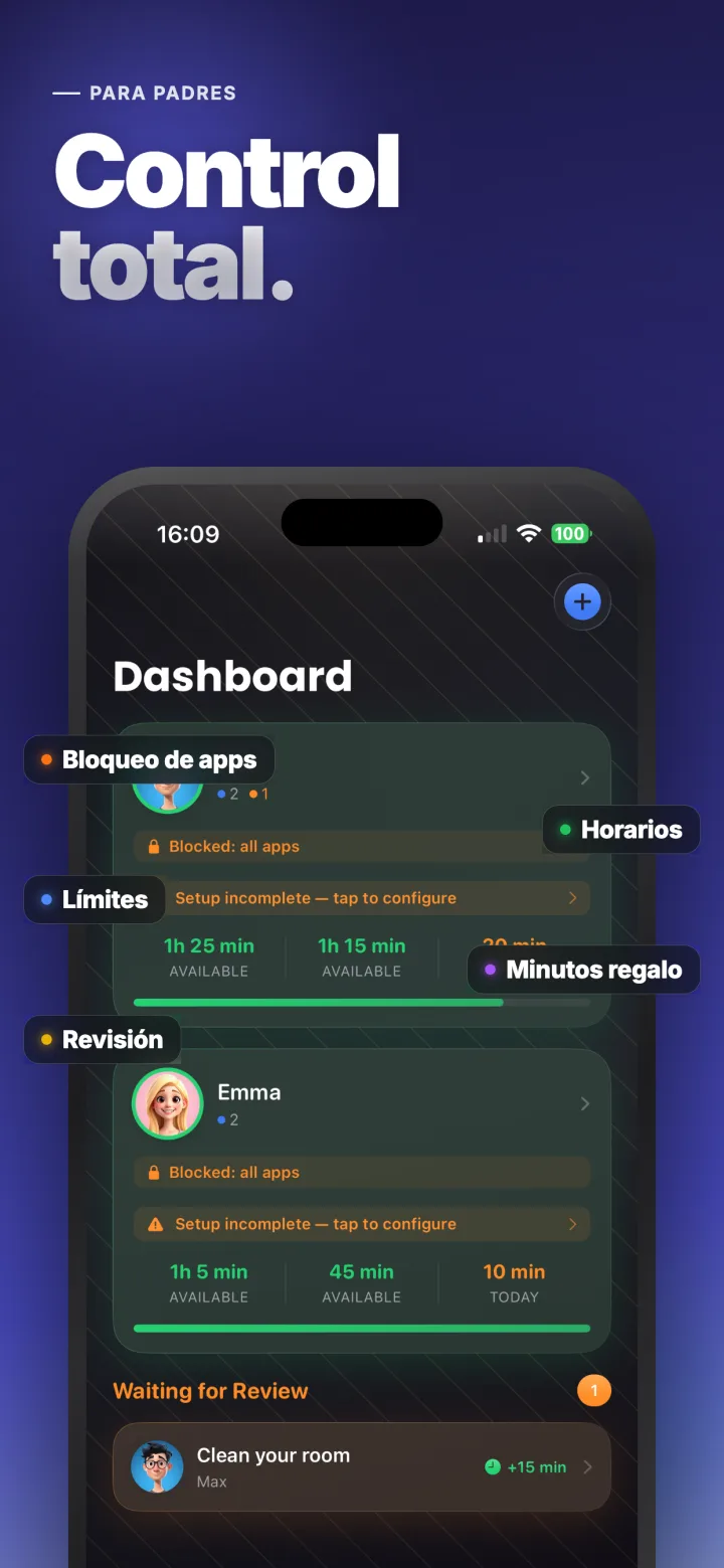 Las apps se bloquean solas — sin discusiones
