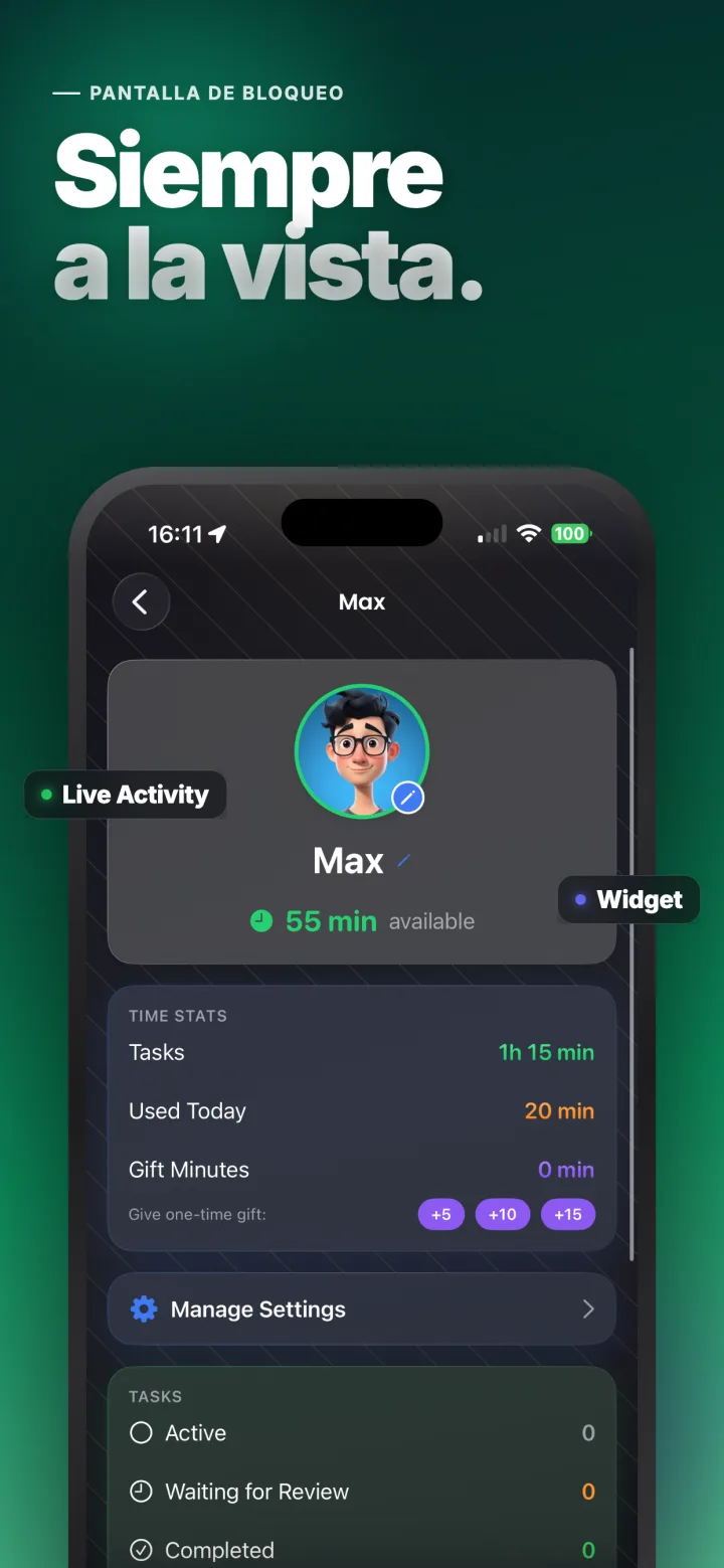 Tiempo de concentración: solo apps de aprendizaje