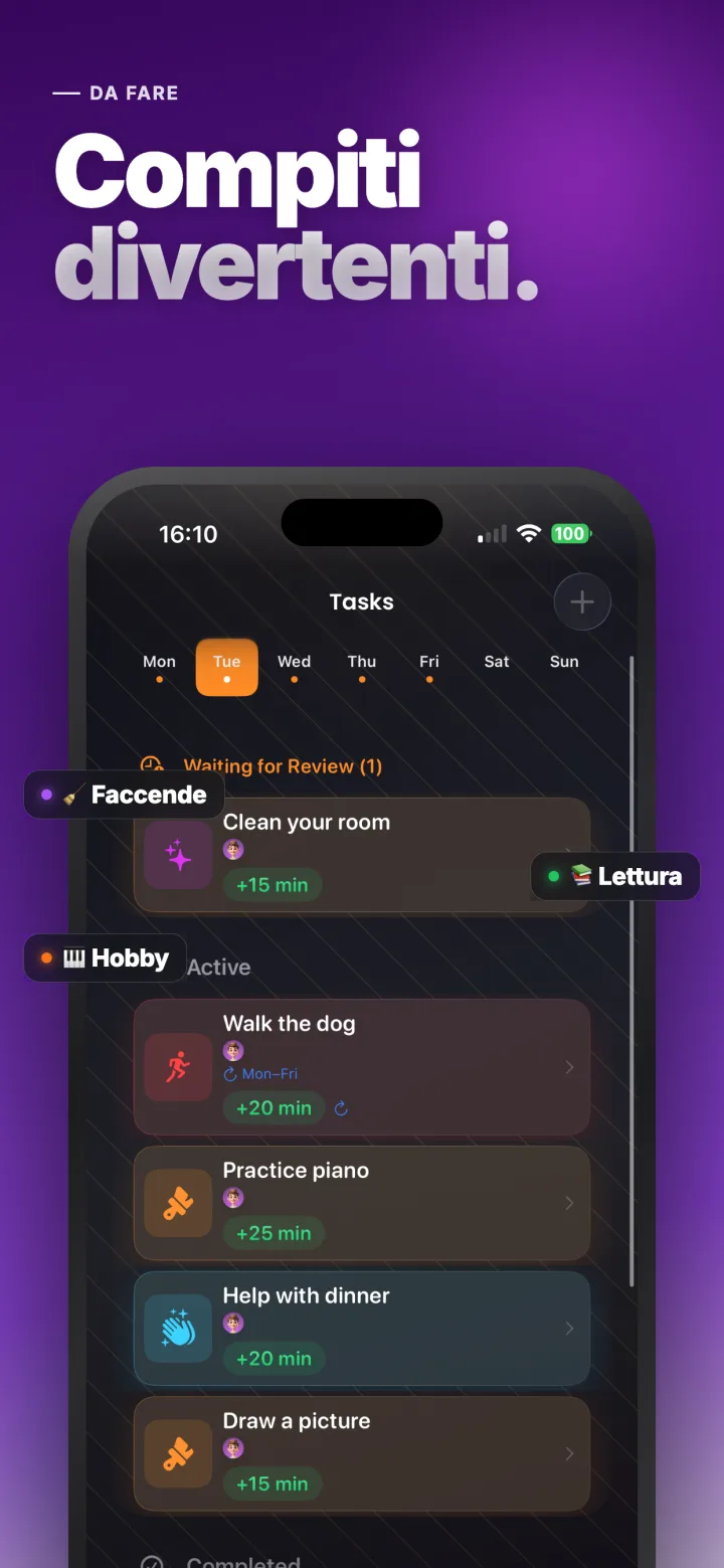 EarnTime — EarnTime in azione